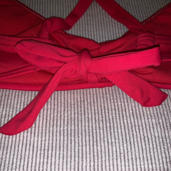 Billabong Red Cinched Bikini Set - Picture 3 of 9